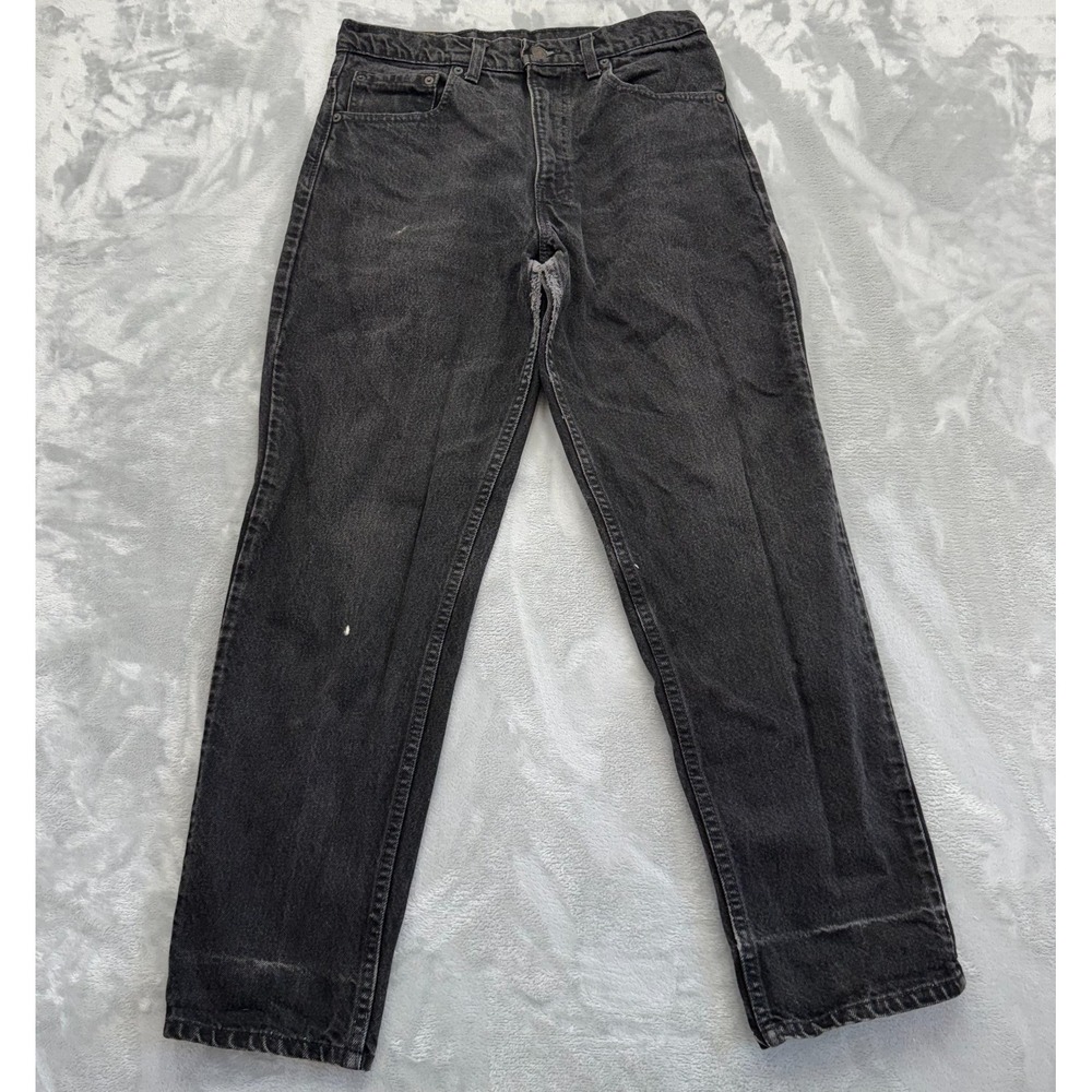 Vintage Levis 550 Jeans Mens 32x30‎ Black Made in USA Denim Relaxed Fit 90s Dad